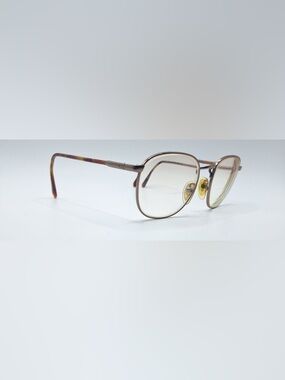 Vintage Berdel Bronze Oval Metal Sunglasses Frames Only Italy